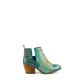 Stella - Ladies Leather Turquoise Cowgirl Short Boots | Ferrini Boots - Ferrini USA