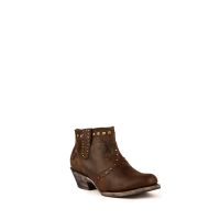 Sandy Ladies Ankle Boot | Ferrini Boots - Ferrini USA (Ferrini Sizes: 6B, Ferrini Colors: Chocolate)