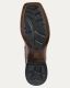 Women's All-Around Square Toe Floral Embossed - Dark Chocolate