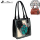 MW878G-8559 Montana West Cactus Collection Concealed Carry Tote Bag