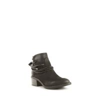 Macie - Ladies Full Grain Leather Ankle Boot | Ferrini Boots - Ferrini USA (Ferrini Sizes: 6B, Ferrini Colors: Black)
