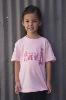 Born to be a Cowgirl Pink TY-201 YOUTH (Bonanza  Sizes: 2T)