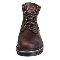 CEBU Men's BMX 6" Work Boot (Cebu Color: BROWN Non-S-Toe, Cebu Size: 6.5)