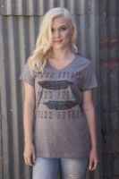 Free Spirit Ladies Tee  V-Neck   TL-1725 (Bonanza  Sizes: Small)