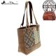 MW855G-8317 Montana West Embroidered Collection Concealed Carry Tote