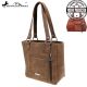 MW855G-8317 Montana West Embroidered Collection Concealed Carry Tote