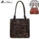 MW878G-8559 Montana West Cactus Collection Concealed Carry Tote Bag