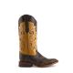 Easton - Cowhide Ostrich Leg Print Cowboy Boots | Ferrini Boots - Ferrini USA