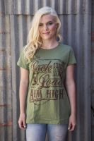 Lock and Load Tee  TL-1728 (Bonanza  Sizes: Small)