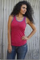 Be Amazing-Racer-back Tank T-1703 Red (Bonanza  Sizes: Small)