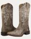 Womenâ€™s All-Around Boots Square Toe Frontier Floral - Granite